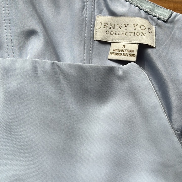 Jenny Yoo bridesmaids dress size 8. Essie style. Whisper blue color. - Picture 4 of 4